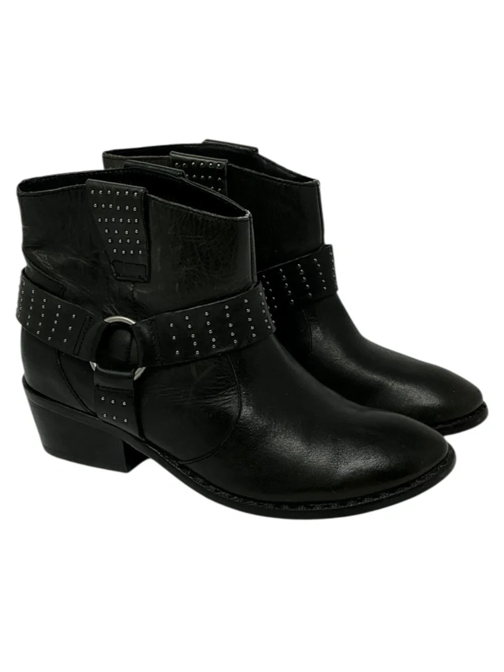 Kork-Ease Katie Studded Leather Ankle Boots